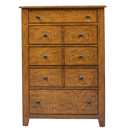 Grandpas Cabin King California Sleigh Bed, Dresser & Mirror