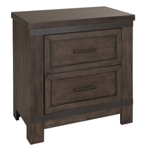 Thornwood Hills King Two Sided Storage Bed, Dresser & Mirror, Night Stand