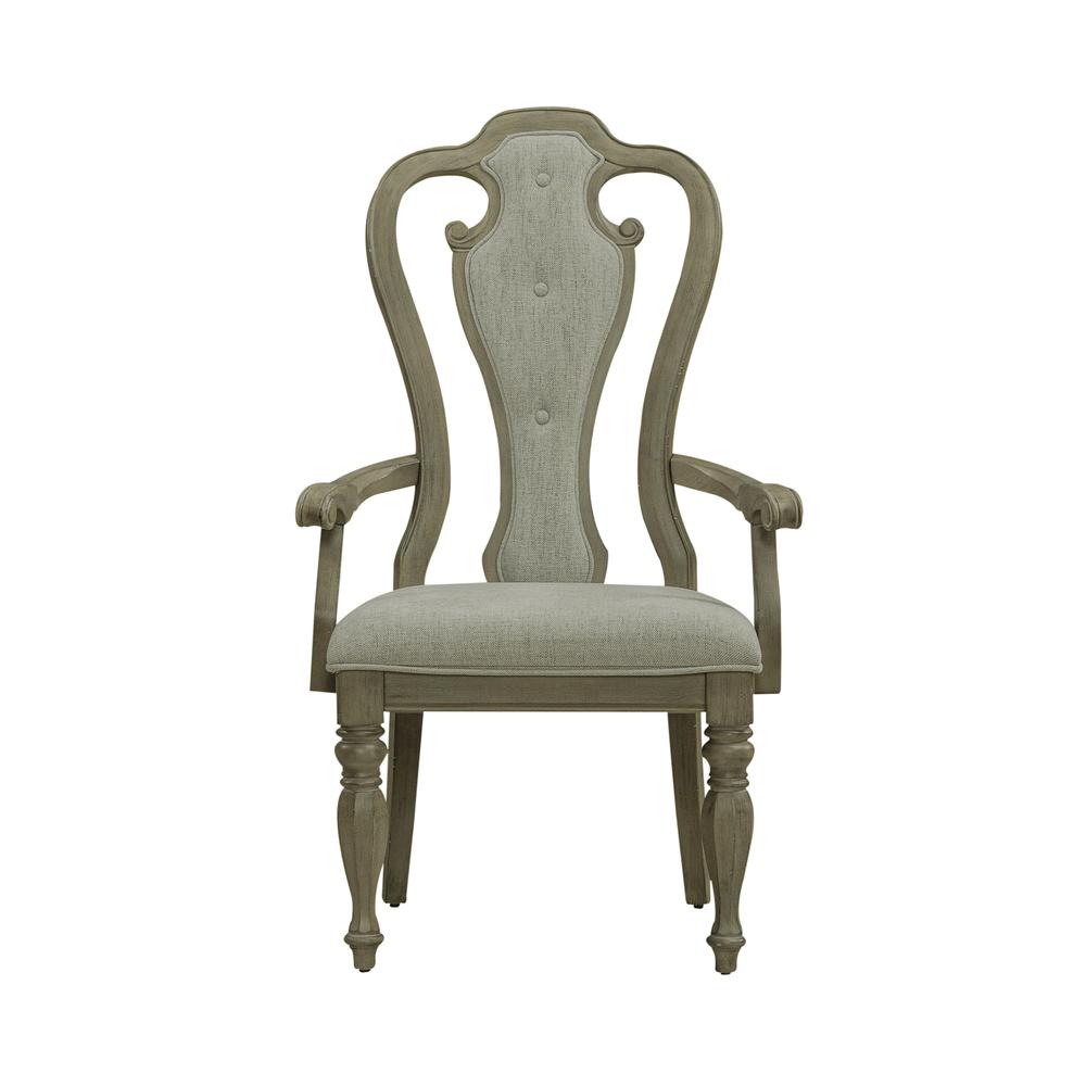 Magnolia Manor Splat Back Arm Chair (RTA) - Set of 2 in Weathered Bisque