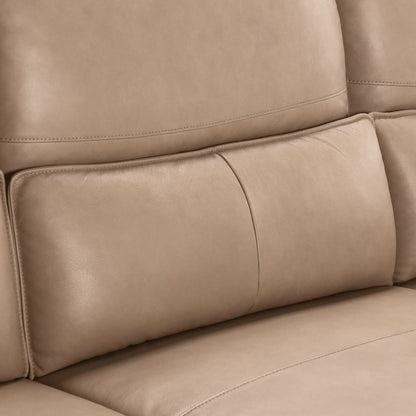 Branford Leather Power Recliner Sectional Sofa