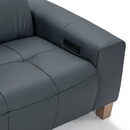 Alea Zero Gravity Power Recliner Upholstered Leather Sofa
