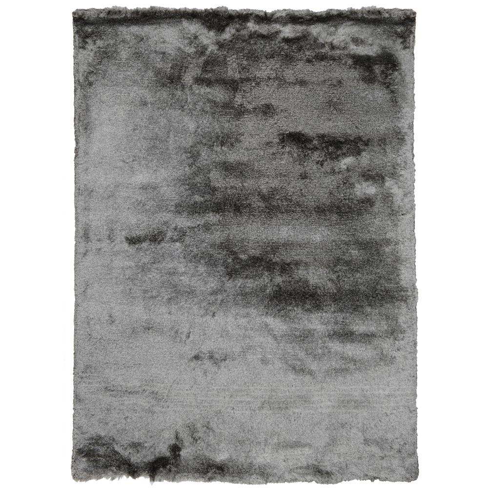 Collins Hand-woven Shag Area Rug  Dark Gray 8X10