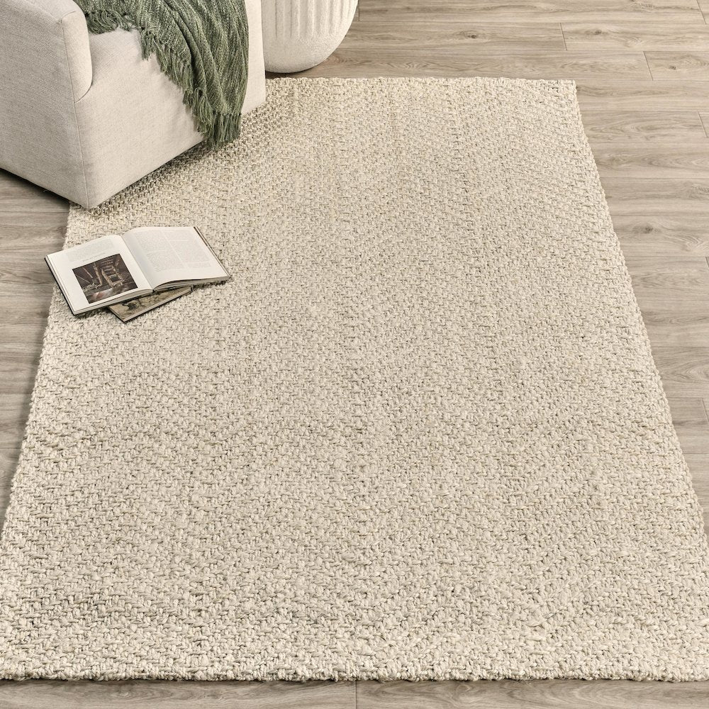 Chevron Handwoven Jute Area Rug by Kosas Home