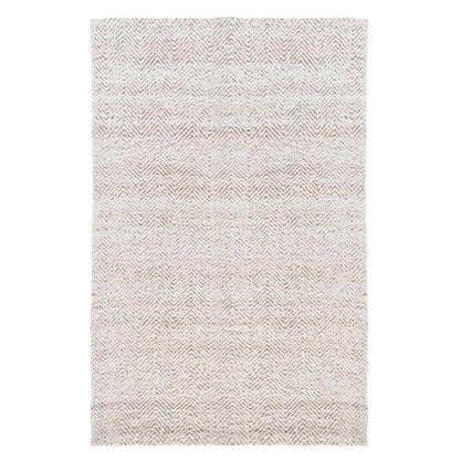 Chevron Hand-woven Jute Area Rug by Kosas Home Ivory/Natural