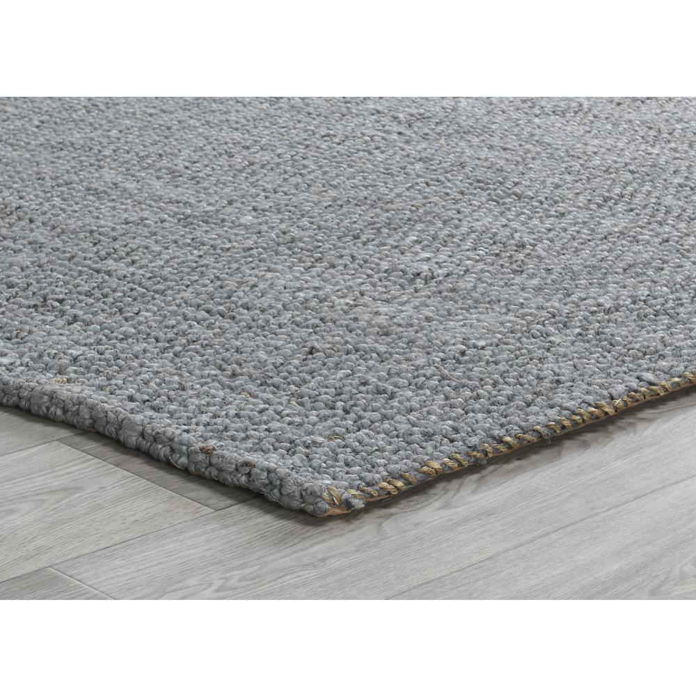 Annello Handspun Jute Area Rug by Kosas Home, Blue Charcoal