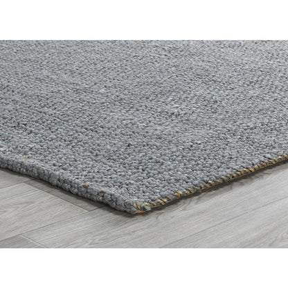 Annello Handspun Jute Area Rug by Kosas Home, Blue Charcoal