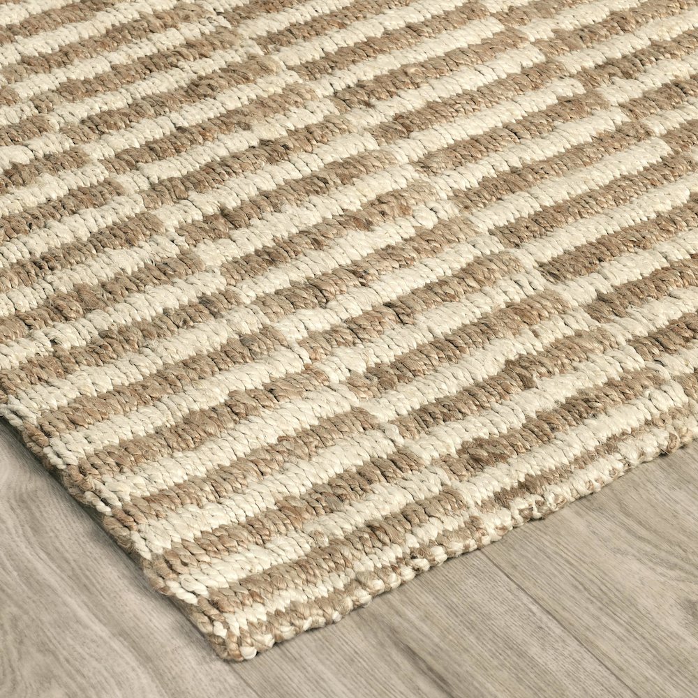 Monterey 8'x10' Jute Handwoven Sustainable Ivory Accent Area Rug