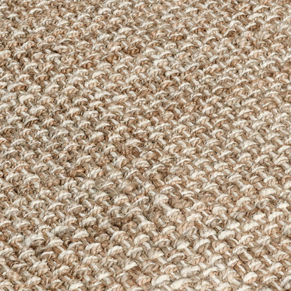 Panama 5'x8' Jute Handwoven Sustainable Beige Accent Area Rug