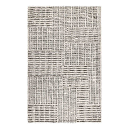 Clayton 5'x8' Recycled Fabric Handwoven Sustainable Gray Accent Area Rug