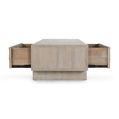Anton 4-Drawer Reclaimed Wood Coffee Table
