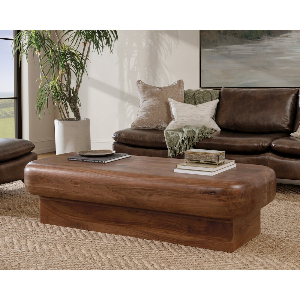 Craig Coffee Table Acorn Brown