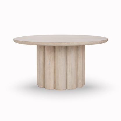 Beau 60" Mango Wood Round Dining Table
