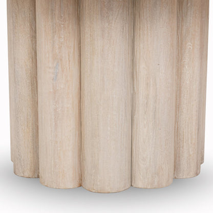 Beau 60" Mango Wood Round Dining Table