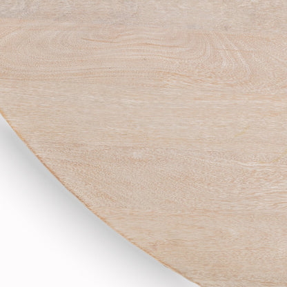Beau 60" Mango Wood Round Dining Table