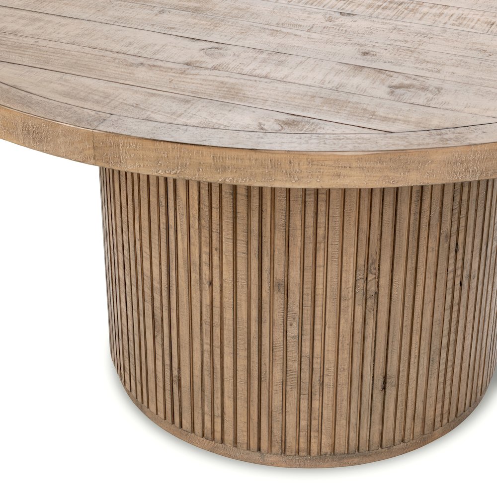 Ollie Reclaimed Pine Wood Dining Table