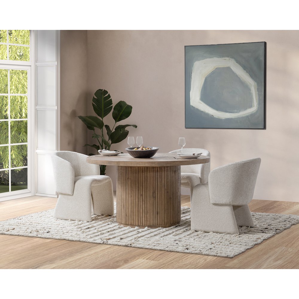 Ollie Reclaimed Pine Wood Dining Table