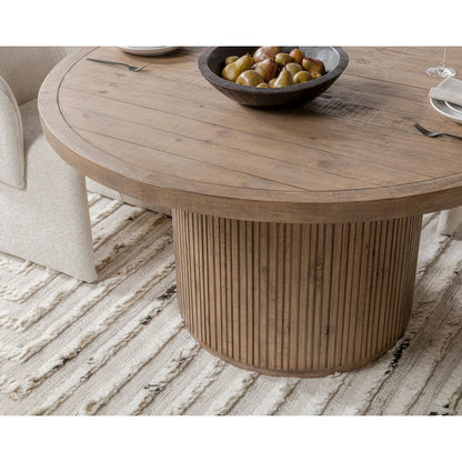Ollie Reclaimed Pine Wood Dining Table