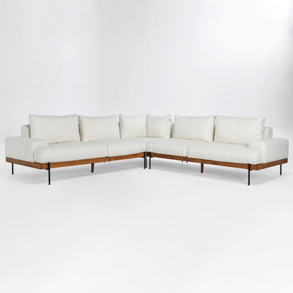 Faro 3-Piece Fabric Sectional Sofa