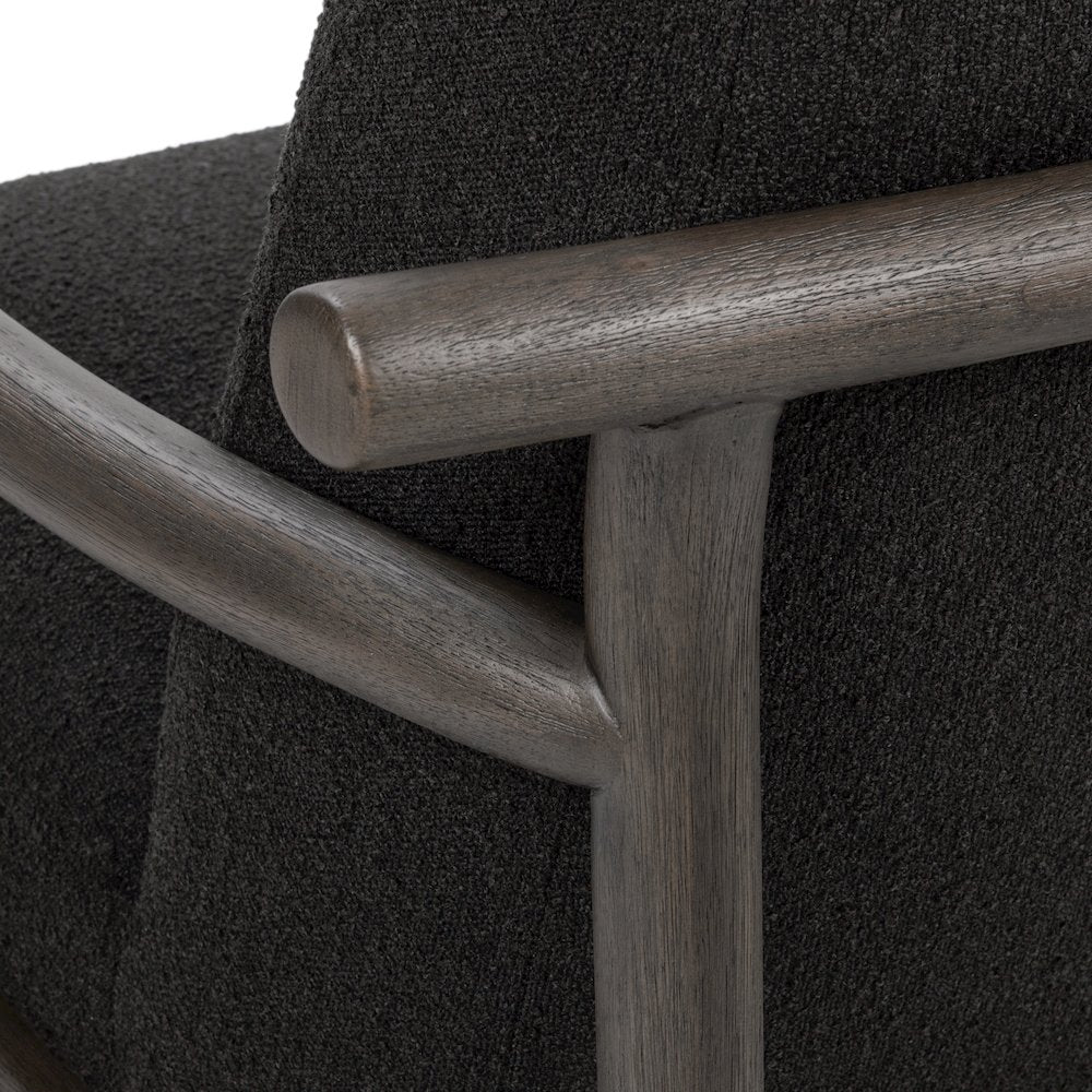 Azoria Accent Chair Charcoal