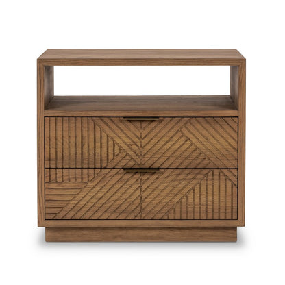 Santa Clara 2-Drawer Wood Night Stand