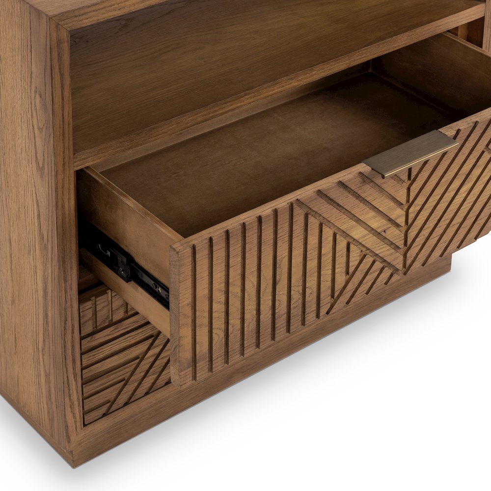 Santa Clara 2-Drawer Wood Night Stand