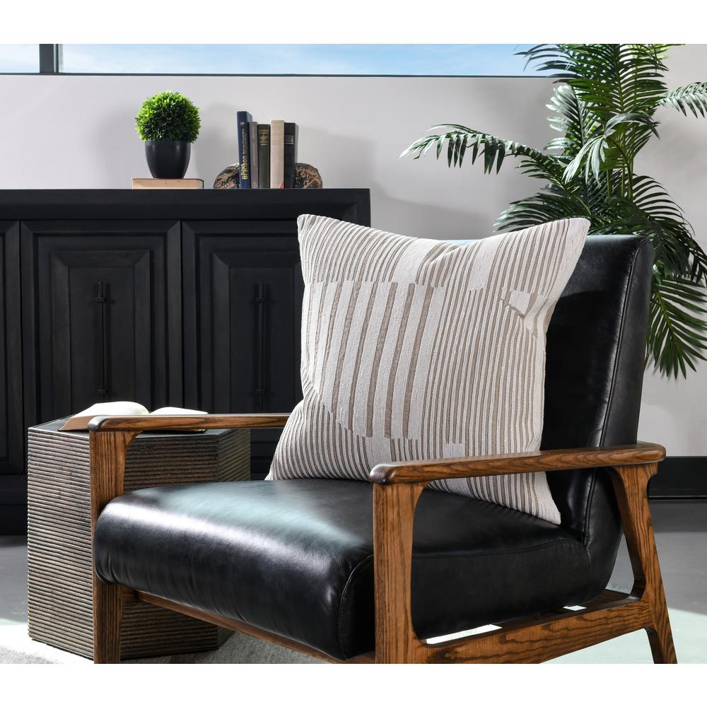 Charlotte 22" Throw Pillow in Natural by Kosas Home