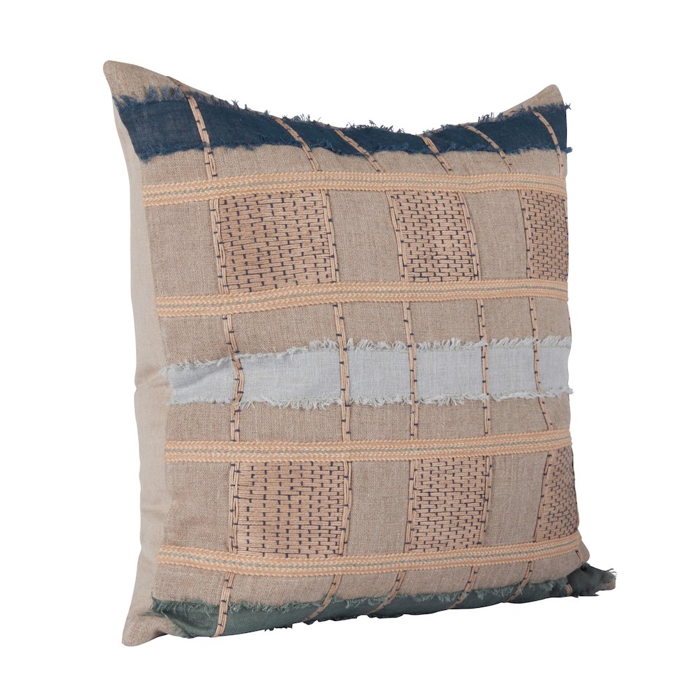 Stratton  Belgian Linen Throw Pillow