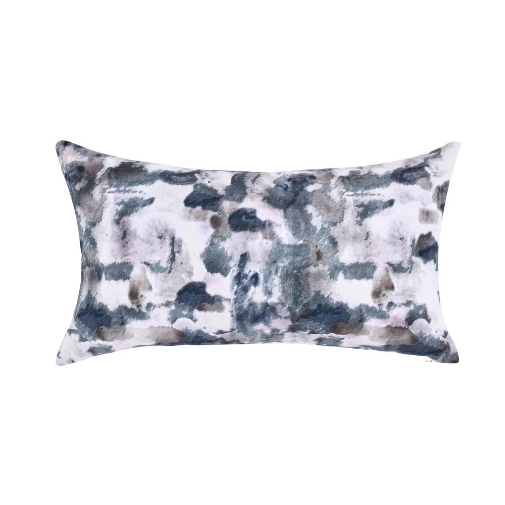 Rue 14"x26" Cotton Rectangular Throw Pillow, Blue