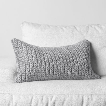 PrismPerformance Outdoor Throw Pillow, Light Gray