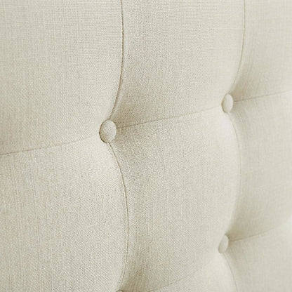 Upholstered Queen Headboard with Fabric Cover and Padded Design for Comfort