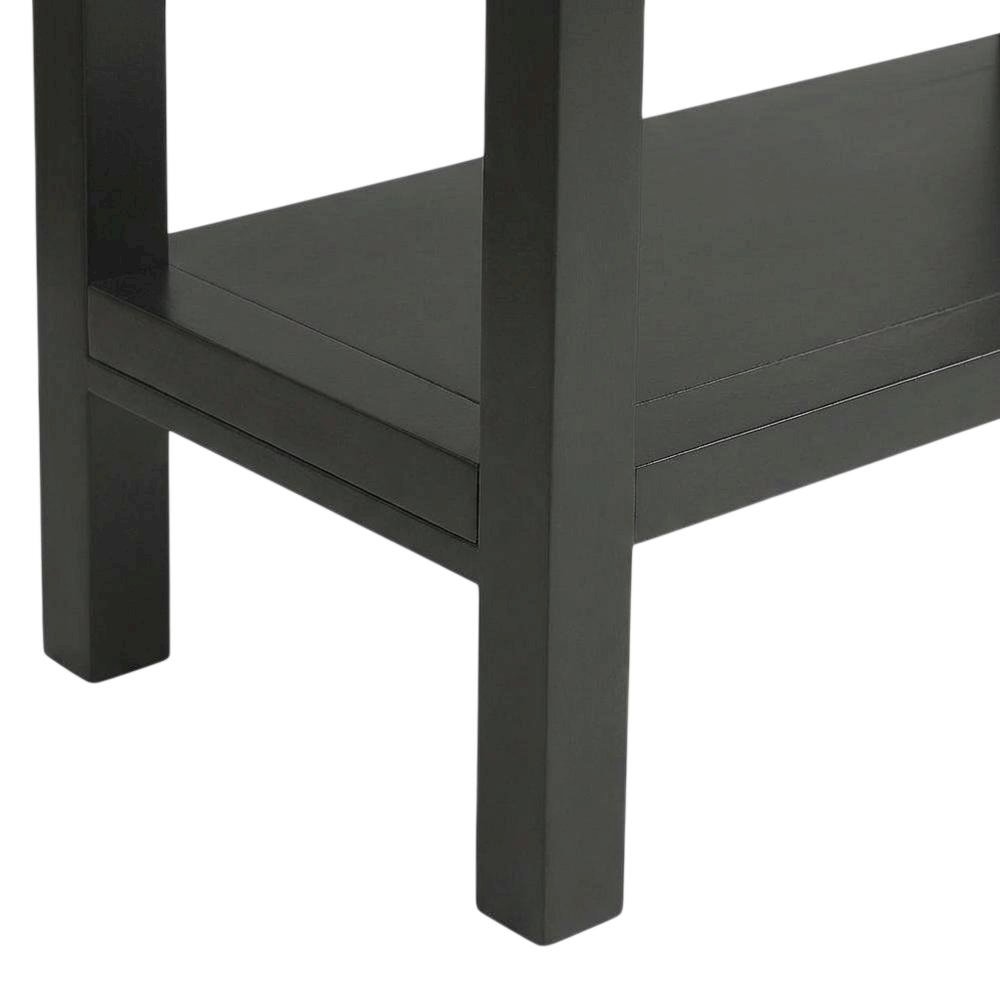 Black Narrow Arched Bookshelf, Elevated Shelves, Engineered Wood Construction