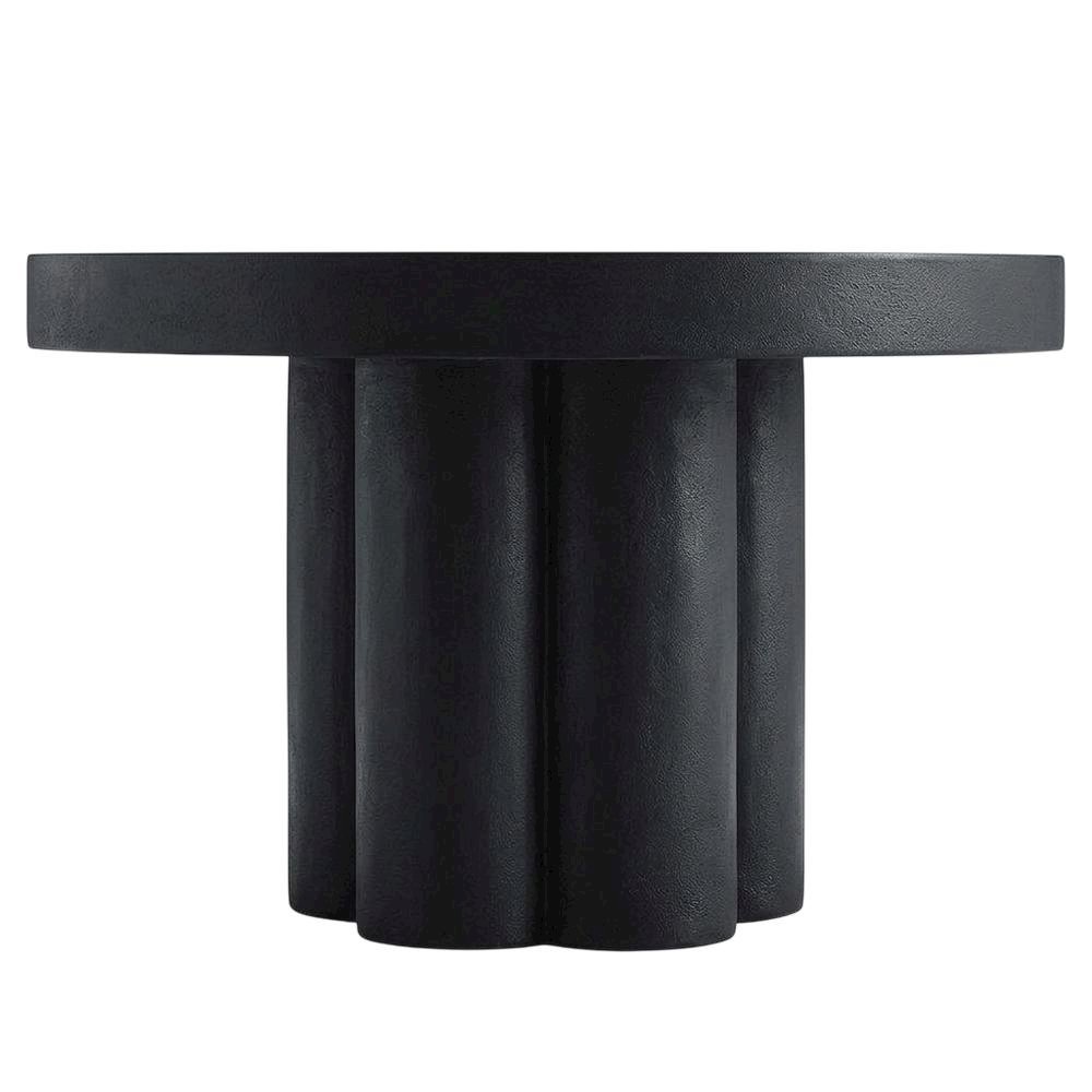 Concrete Coffee Table in Neutral Finish with Sturdy Build and Modern Design
