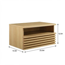 Wall-Mount Nightstand with Compact Design and Modern Style