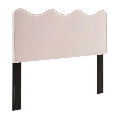 Performance Velvet Twin Headboard with Soft Upholstery and Durable Frame