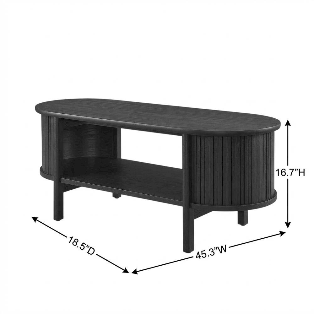Modern Coffee Table with 35lb Weight and Stylish Base