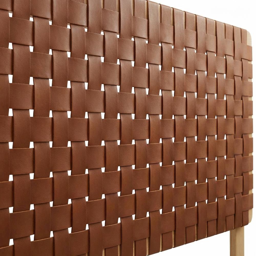 Vegan Leather King Headboard with Durable Frame and Stylish Design