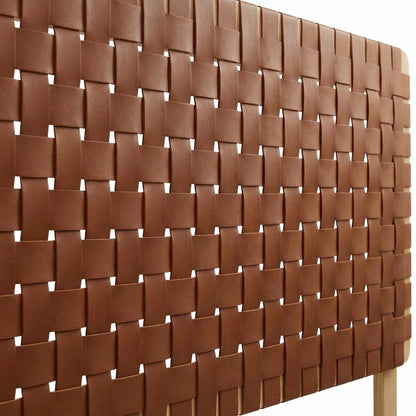 Vegan Leather King Headboard with Durable Frame and Stylish Design