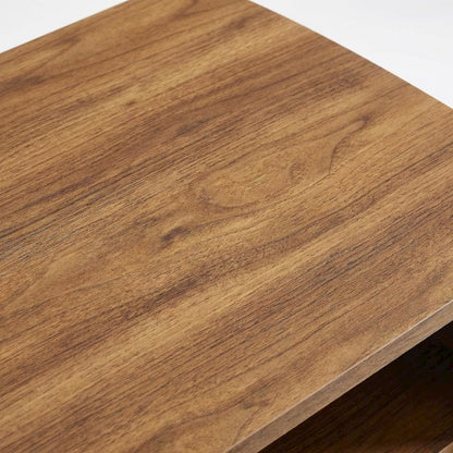 Open Nightstand in Modern Design with Sleek Profile and Sturdy Construction