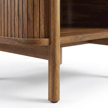 Open Nightstand in Modern Design with Sleek Profile and Sturdy Construction