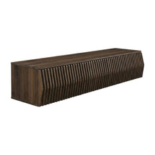 Brown Wall Mount TV Stand with Engineered Wood Finish