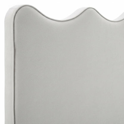 Performance Velvet Full/Queen Headboard with Plush Upholstery and Durable Frame
