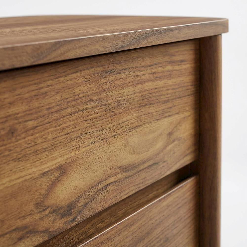Nightstand with 2 Drawers and Modern Design for Bedroom Storage