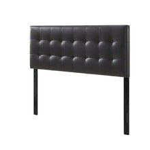 Upholstered Vinyl Full Headboard with Plush Padding and Sleek Design