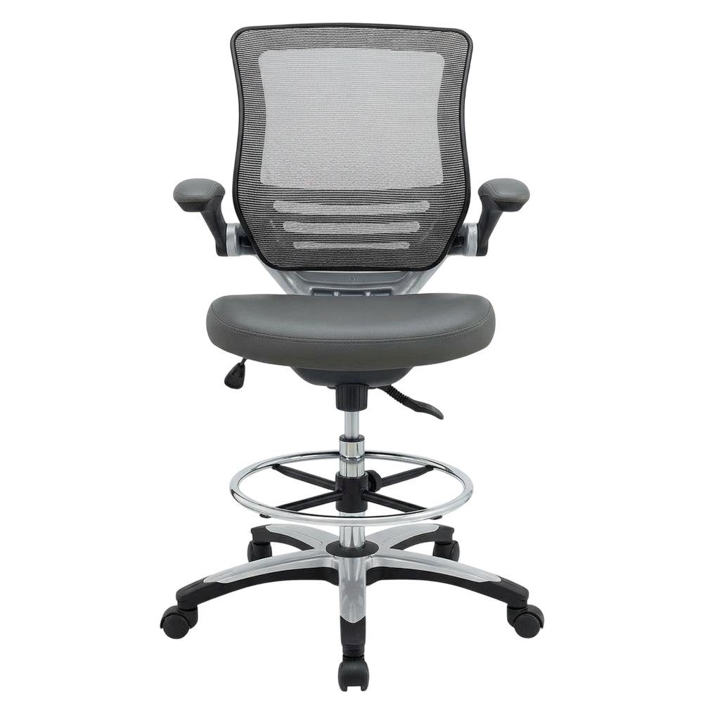Plastic Task Drafting Chair with Armrests and Adjustable Height