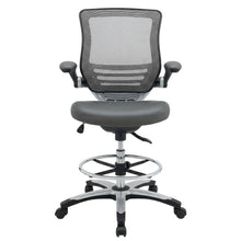 Plastic Task Drafting Chair with Armrests and Adjustable Height