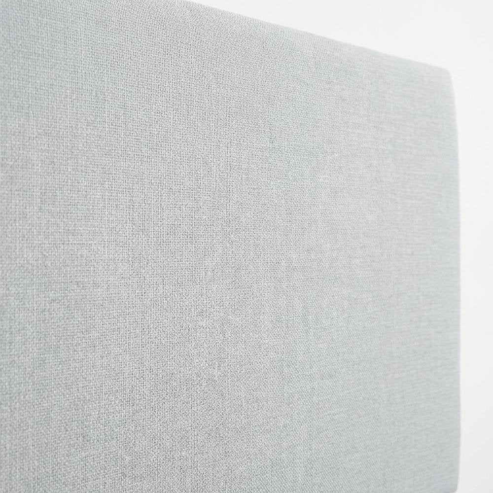 Upholstered Queen Headboard in Neutral Fabric, Durable Frame, Stylish Design