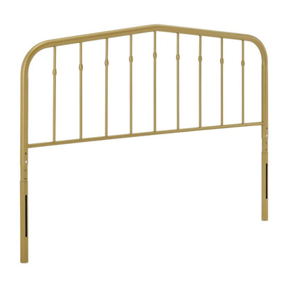 Metal Queen Headboard in Black with Durable Frame and Elegant Design