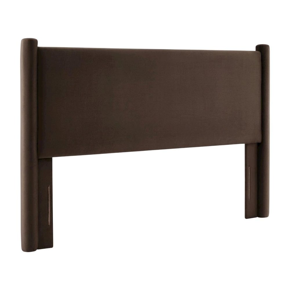 Velvet King Headboard in Soft Fabric, Plush Upholstery, Elegant Design