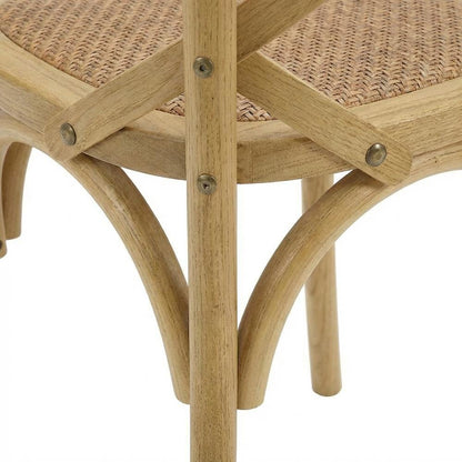 Wood Dining Side Chair with Comfortable Seat and Modern Design