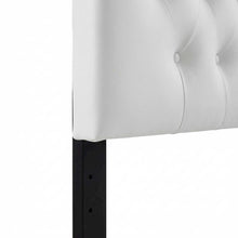 Upholstered Vinyl Queen Headboard with Stylish Design and Durable Finish